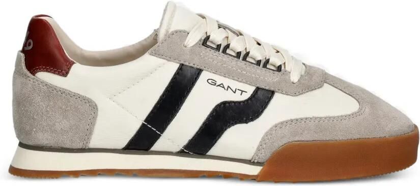 Gant Baylle sneakers met suède vlakken Beige