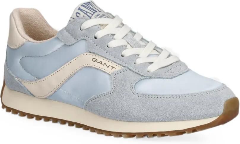 Gant Beja sneakers met suède vlakken Blauw