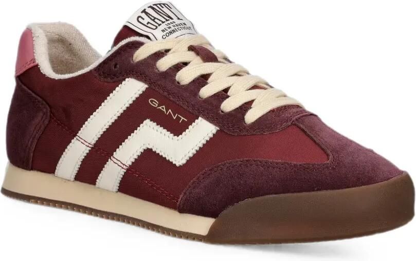 Gant Beylana sneakers met suède vlakken Rood - Foto 3