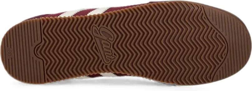 Gant Beylana sneakers met suède vlakken Rood - Foto 5