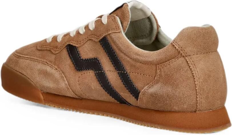 Gant Beylana suède sneakers met logo-patch Bruin - Foto 3