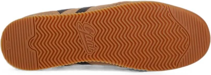Gant Beylana suède sneakers met logo-patch Bruin - Foto 5