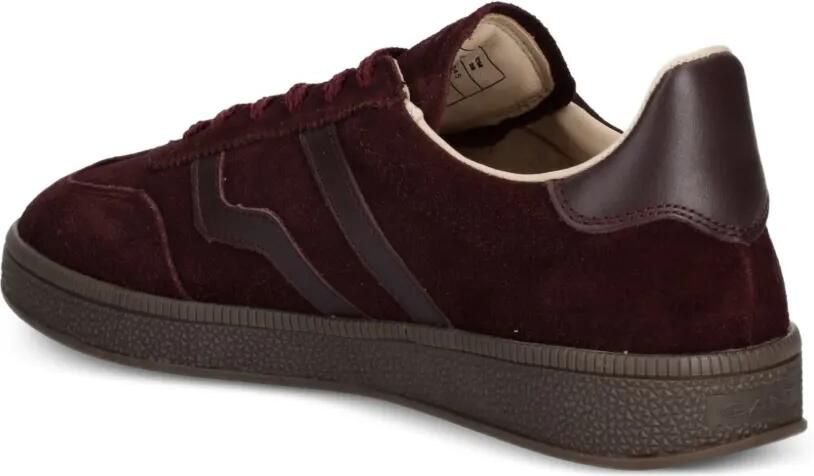 Gant Cuzima leren sneakers met geborduurd logo Bruin - Foto 2