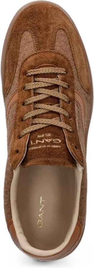 Gant Cuzima sneakers met suède vlakken Bruin - Foto 4