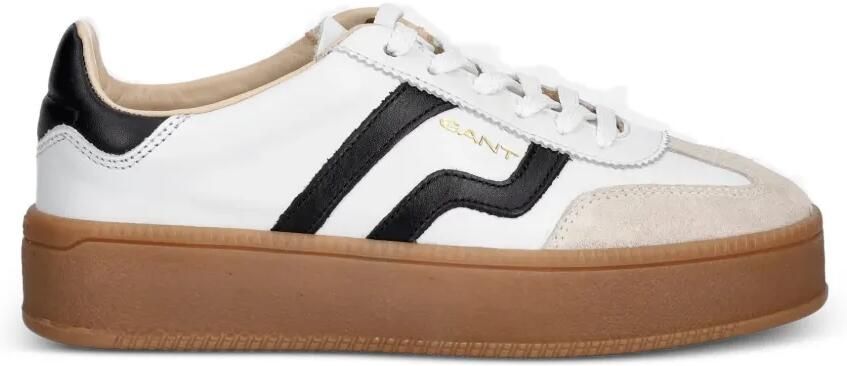 Gant Cuzmani sneakers met plateauzool en vlakken Wit - Foto 3