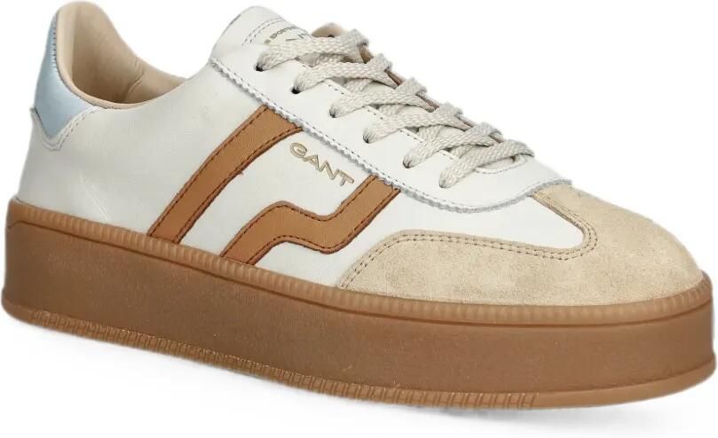 Gant Cuzmani suede-detail sneakers Beige - Foto 3