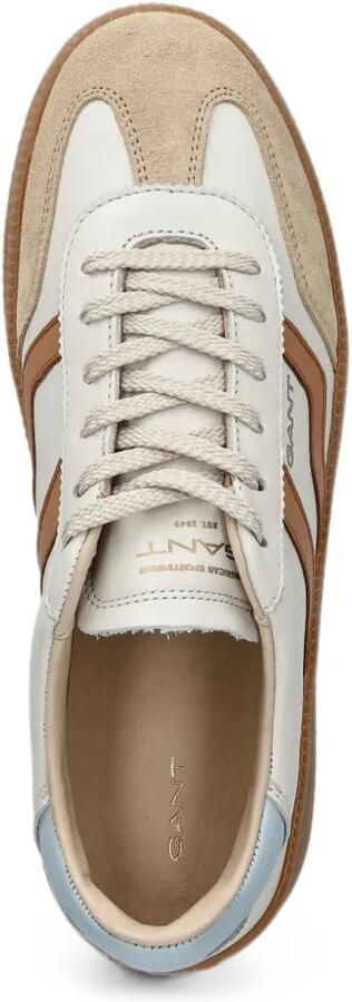 Gant Cuzmani suede-detail sneakers Beige - Foto 4