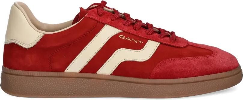 Gant Cuzmo gestreepte sneakers met vlakken Rood