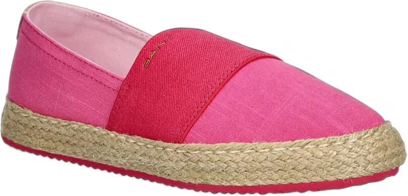 Gant elasticated jute espadrilles Roze - Foto 2