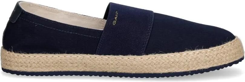 Gant Espadrilles met gevlochten zool Blauw