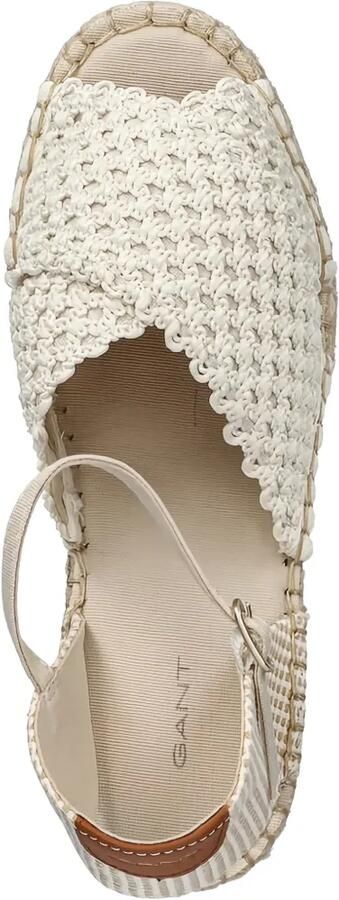 Gant Gehaakte espadrilles Beige - Foto 4