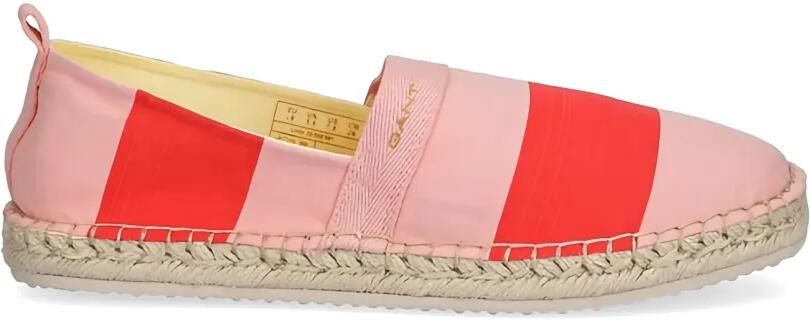 Gant Gestreepte espadrilles Roze