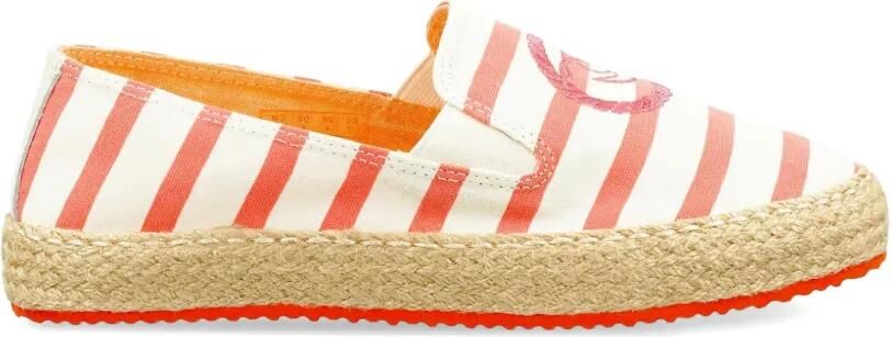 Gant Gestreepte espadrilles Wit