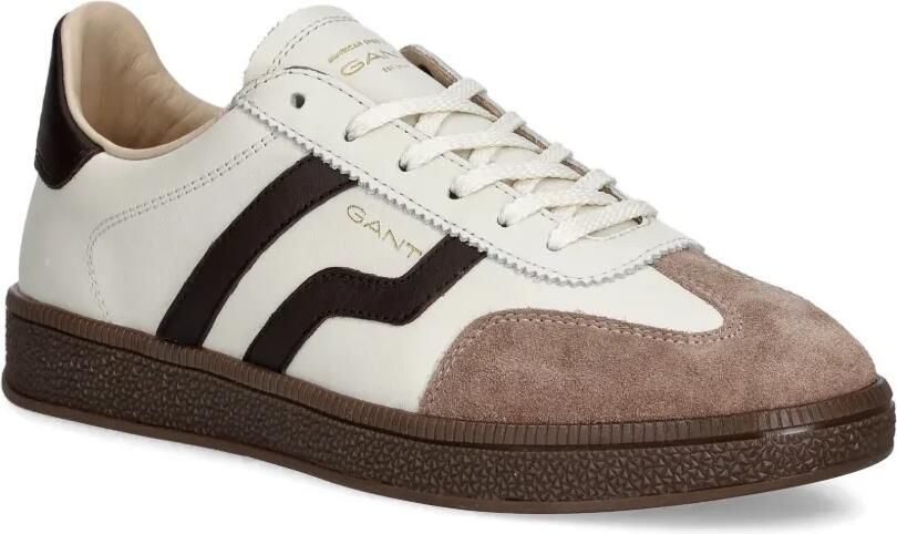 Gant Gestreepte suède sneakers Beige - Foto 3