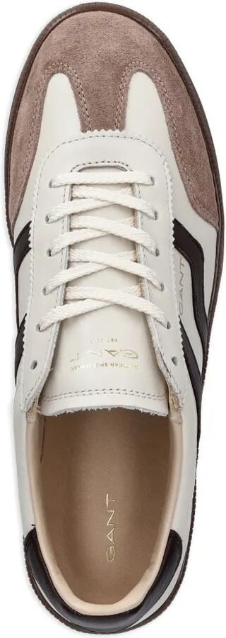 Gant Gestreepte suède sneakers Beige - Foto 4