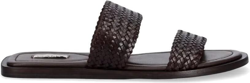 Gant Geweven sandalen met dubbele bandjes Bruin