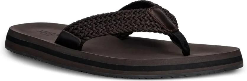 Gant Geweven slippers Bruin - Foto 4