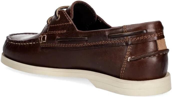 Gant Leren bootschoenen Bruin - Foto 4