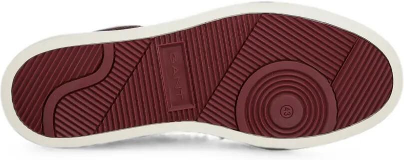 Gant Leren sneakers met logoplakkaat Bruin - Foto 5