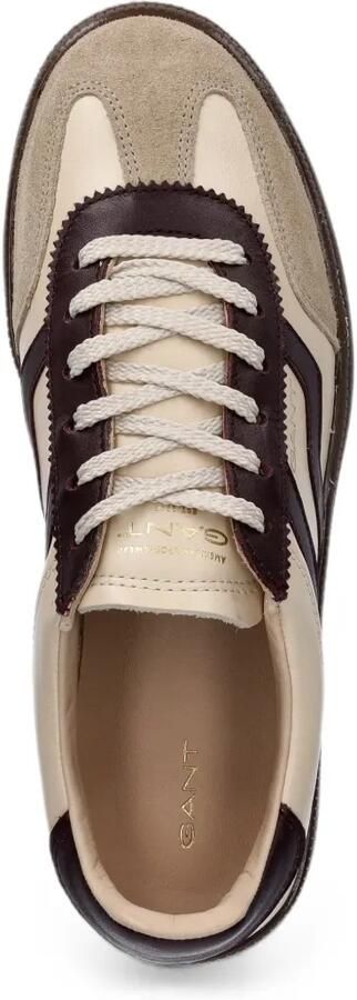 Gant Leren sneakers met suède vlak Beige - Foto 4