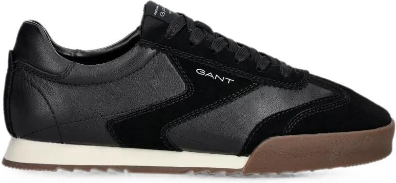 Gant Leren sneakers met vlakken Zwart