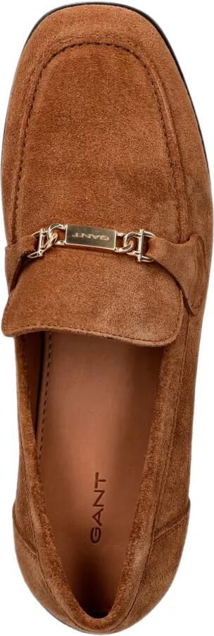 Gant Loafers met logoplakkaat Bruin - Foto 4