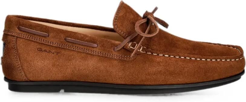 Gant Loafers met strikdetail Bruin