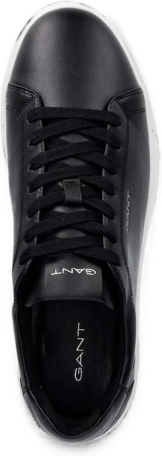Gant logo-print leather sneakers Zwart - Foto 4