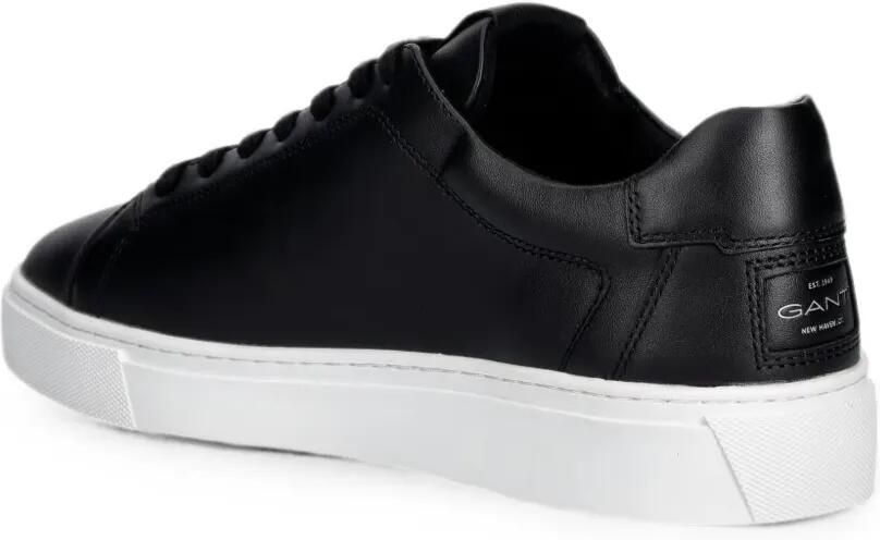 Gant logo-print leather sneakers Zwart - Foto 3