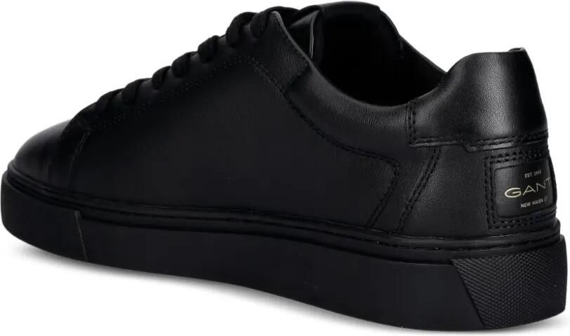 Gant logo-print leather sneakers Zwart - Foto 3