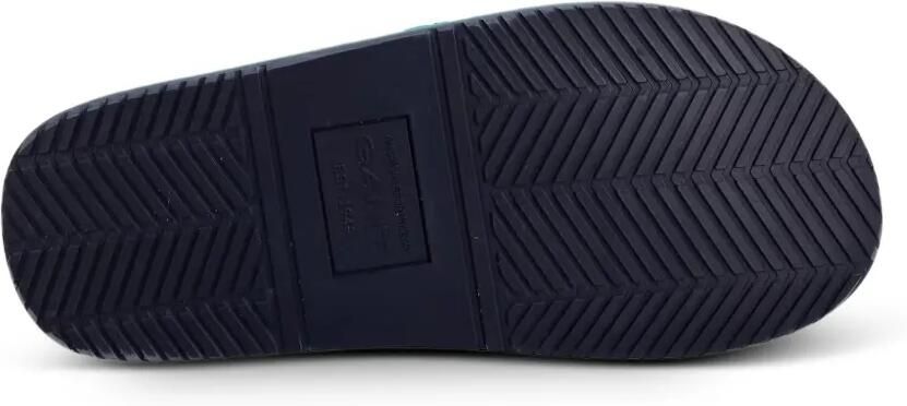 Gant logoprint gevlochten teenslippers Groen - Foto 3