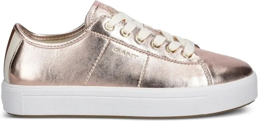 Gant Metallic leren sneakers Roze