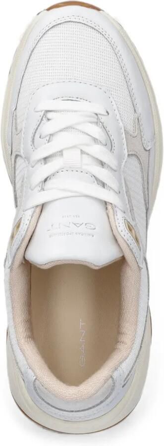 Gant Newile suède sneakers met vlakken Wit - Foto 4
