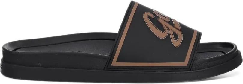 Gant Pierbay slippers met logo-detail Zwart