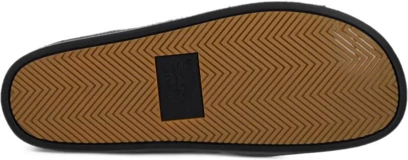 Gant Pierbay slippers met logo-detail Zwart - Foto 4