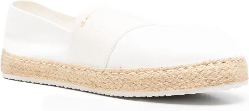 Gant Raffiaville platte espadrilles Wit - Foto 2