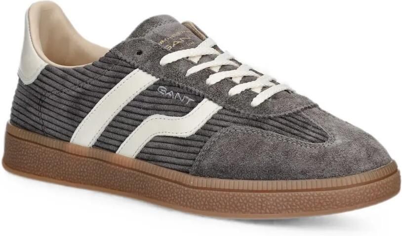 Gant Ribfluwelen suède sneakers Grijs - Foto 2
