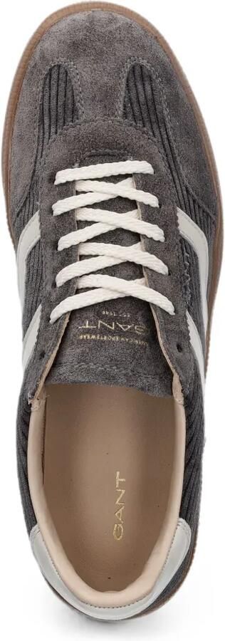 Gant Ribfluwelen suède sneakers Grijs - Foto 4