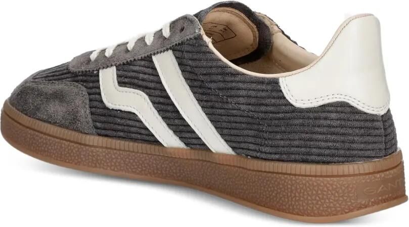 Gant Ribfluwelen suède sneakers Grijs - Foto 3