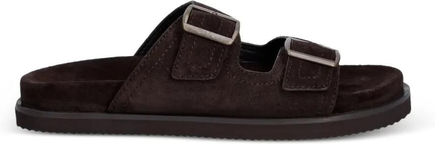 Gant Slippers met gespdetail Bruin