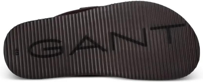 Gant Slippers met gespdetail Bruin - Foto 5