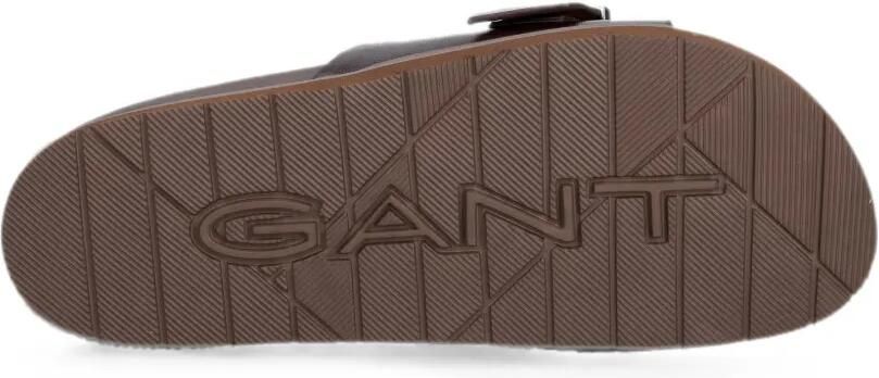 Gant Slippers met gespdetail Bruin - Foto 4
