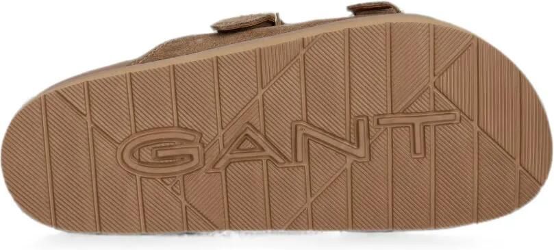 Gant Slippers met gespdetail Bruin - Foto 5