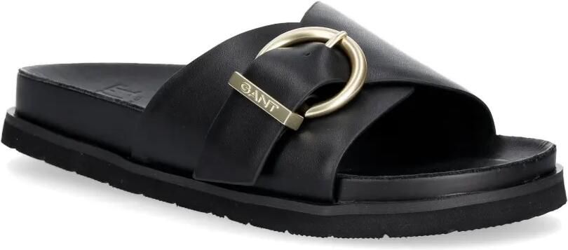 Gant Slippers met gespdetail Zwart - Foto 5