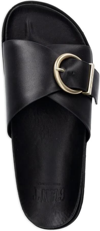 Gant Slippers met gespdetail Zwart - Foto 2
