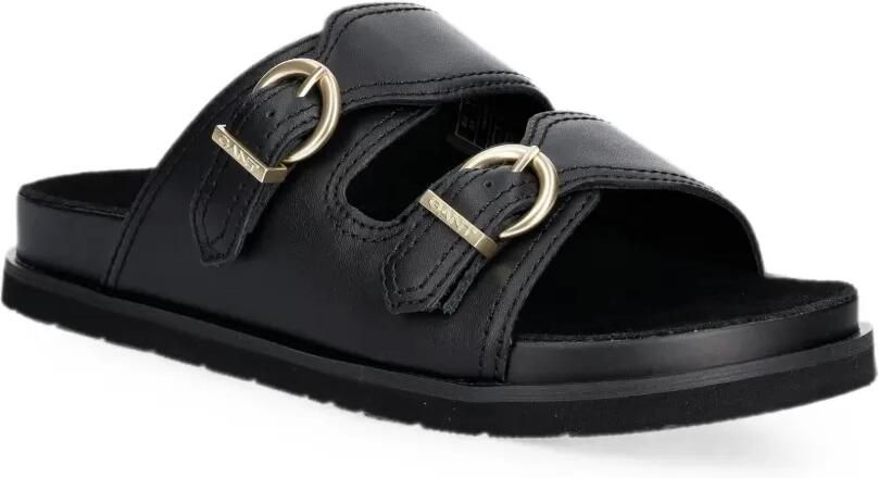 Gant Slippers met gespdetail Zwart - Foto 2