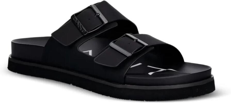 Gant Slippers met gespdetails Zwart - Foto 4