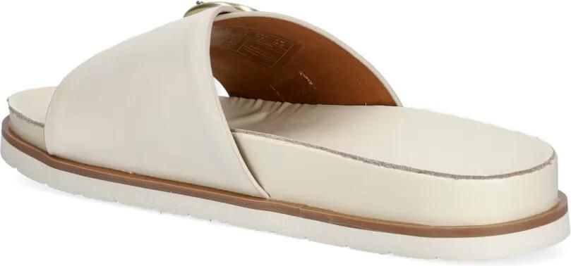 Gant Slippers met gespsluiting en gekruiste bandjes Wit - Foto 3