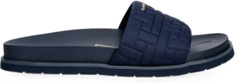 Gant Slippers met geweven effect Blauw