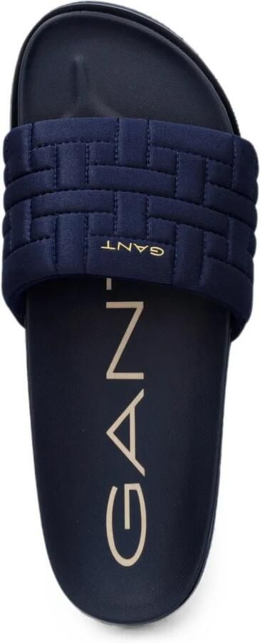 Gant Slippers met geweven effect Blauw - Foto 2
